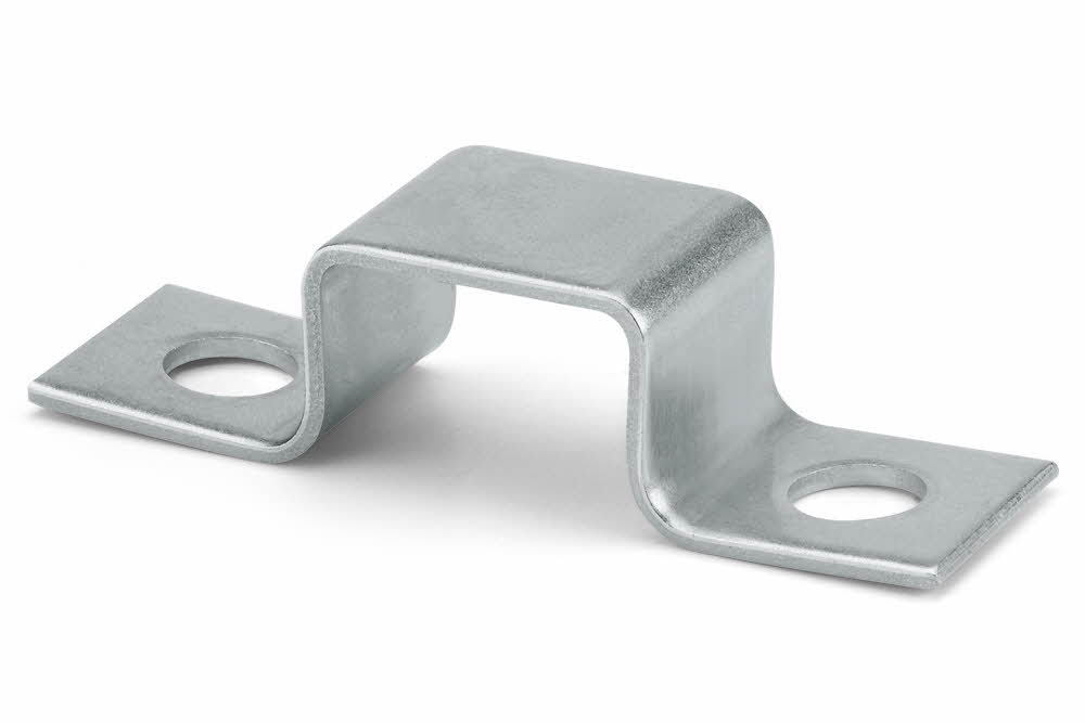 Boite de 50 - Patte de fixation pour profilés type "C" - Inox A2 image