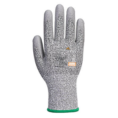 Gants LR paume PU coupure B Gris image