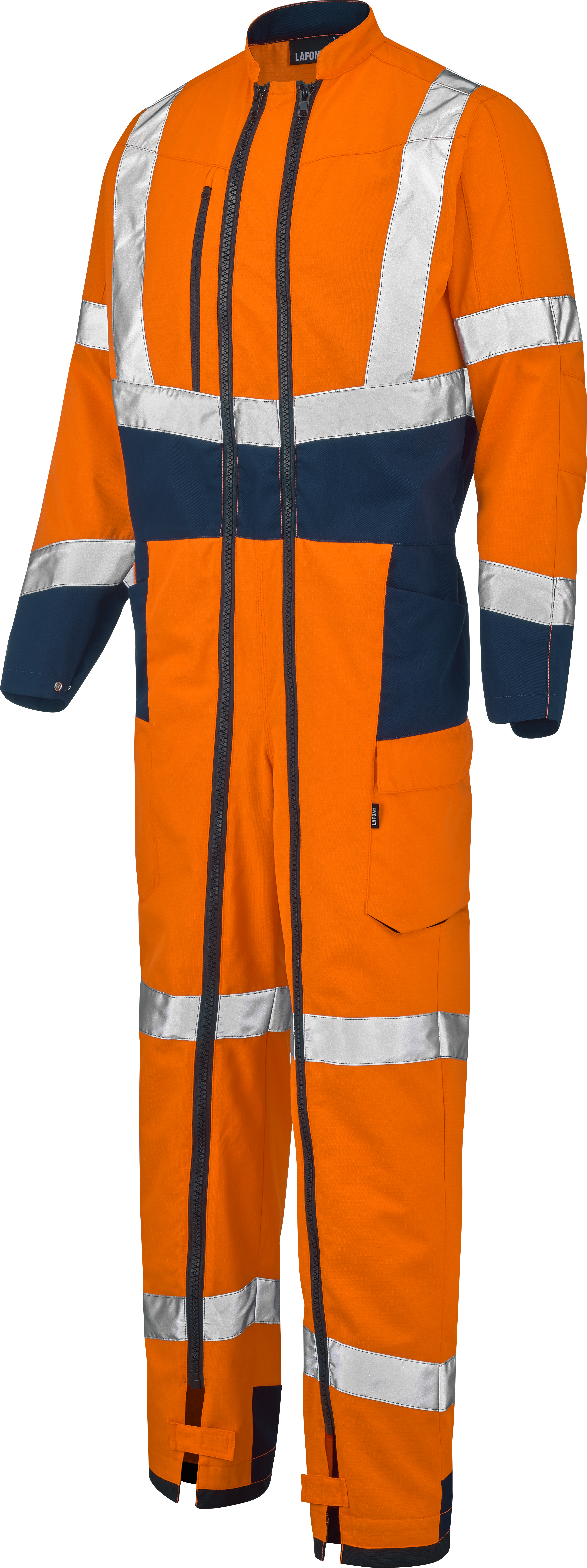 ORANGE FLUO / BLEU MARINE XS - FR(36-38) image