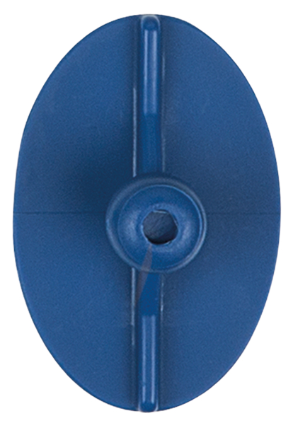 Pastille à coller elliptique, plate 48 x 33 mm image