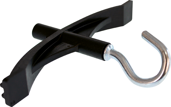 Accessoire de fixation luminaire plastique + piton image