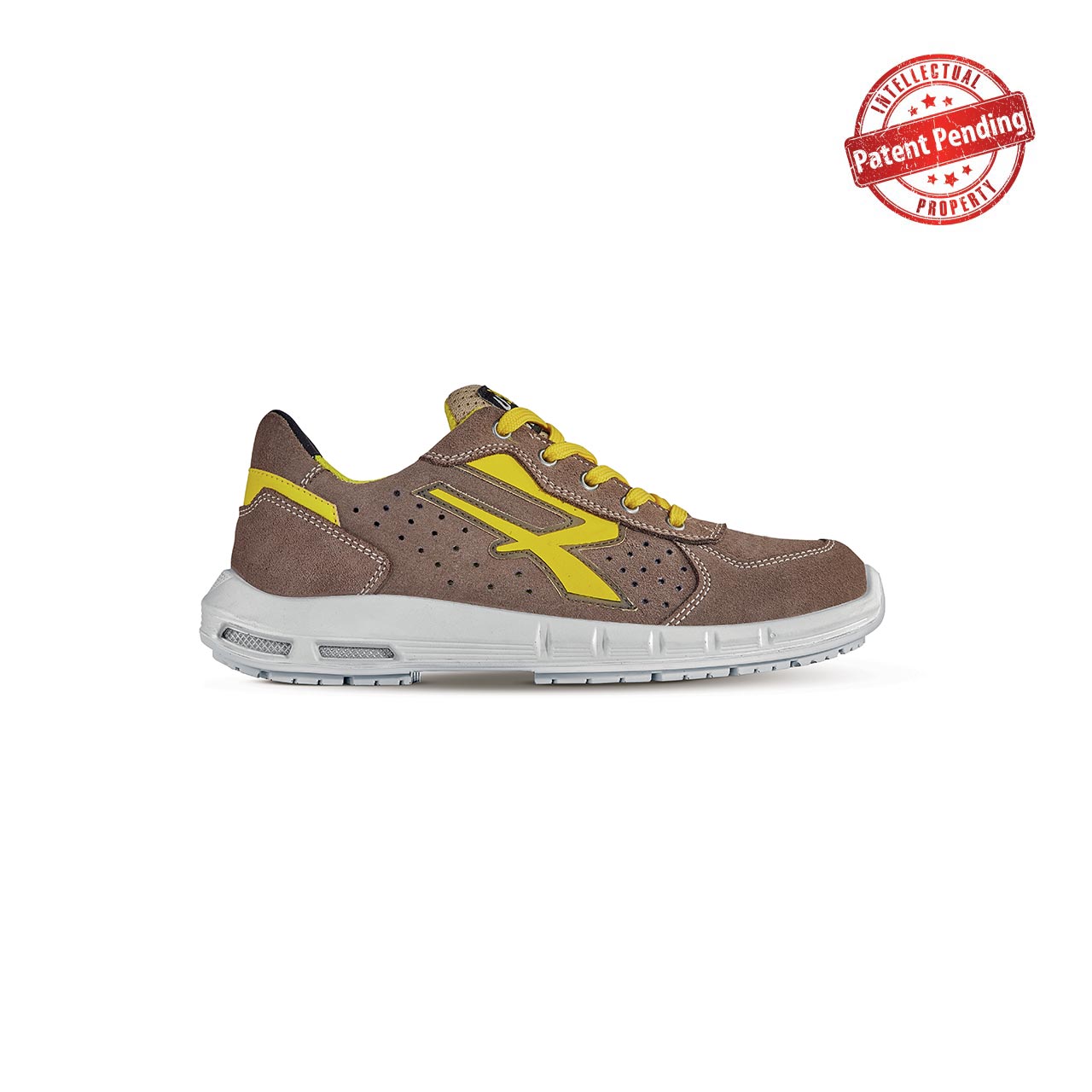 Chaussures de sécurité basses DORADO PLUS ESD S1P SRC - Marron/Jaune image