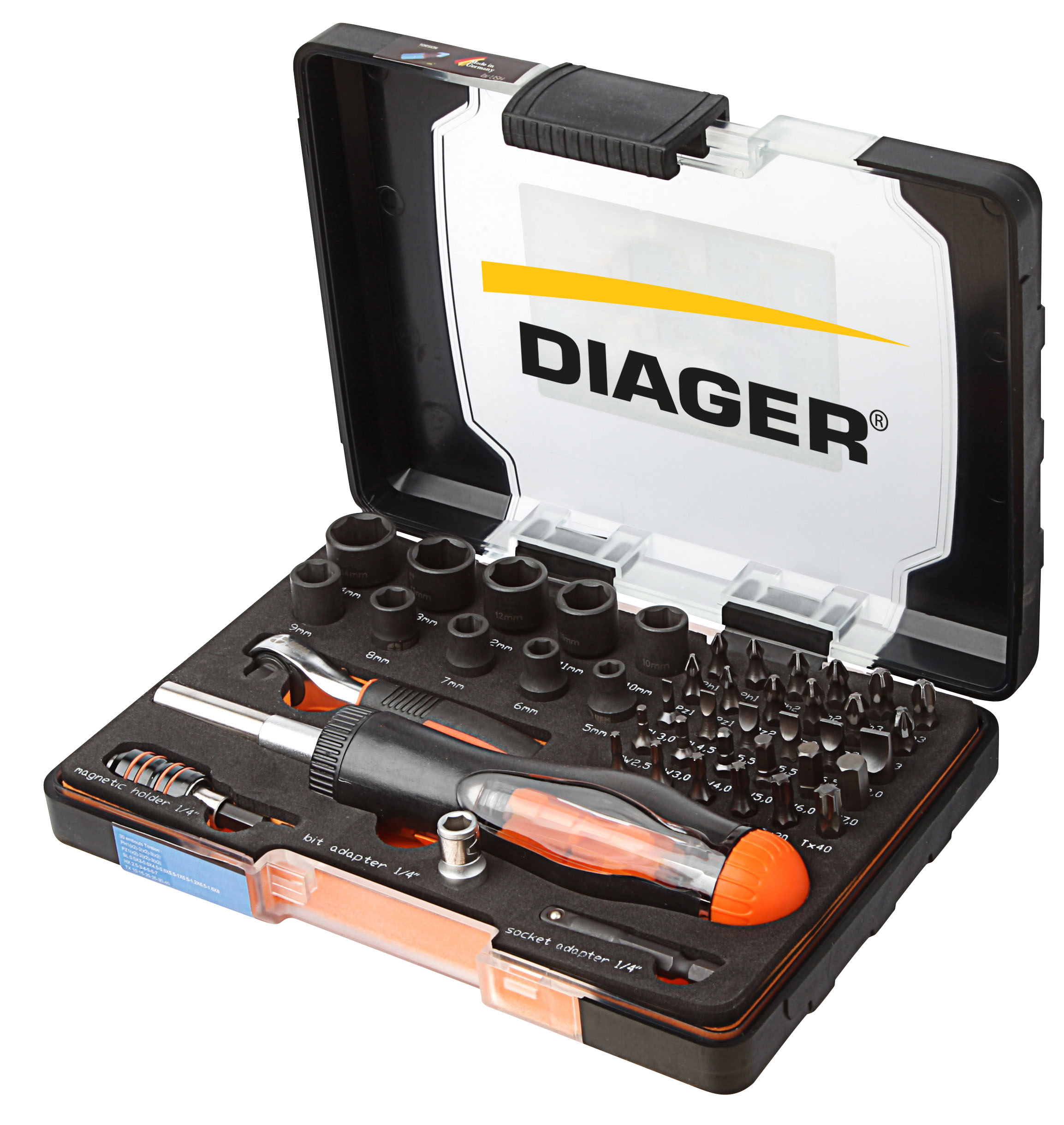 Coffret de 45 embouts torsion - U644C image