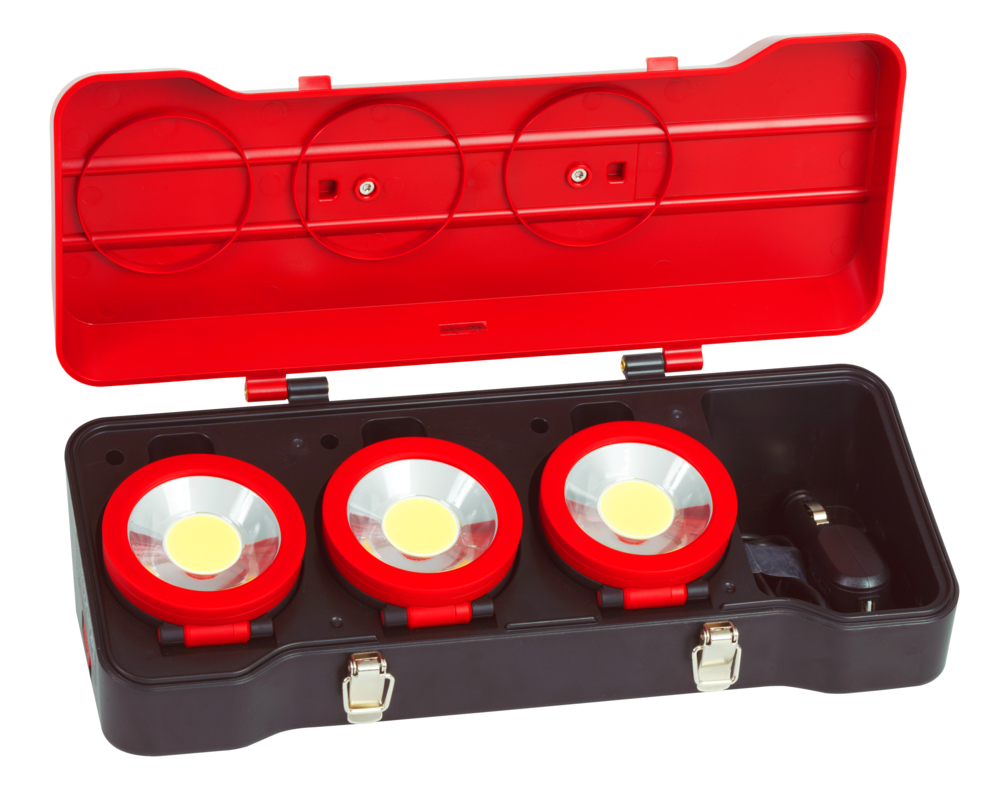 Coffret de 3 projecteurs LEDs 3W image