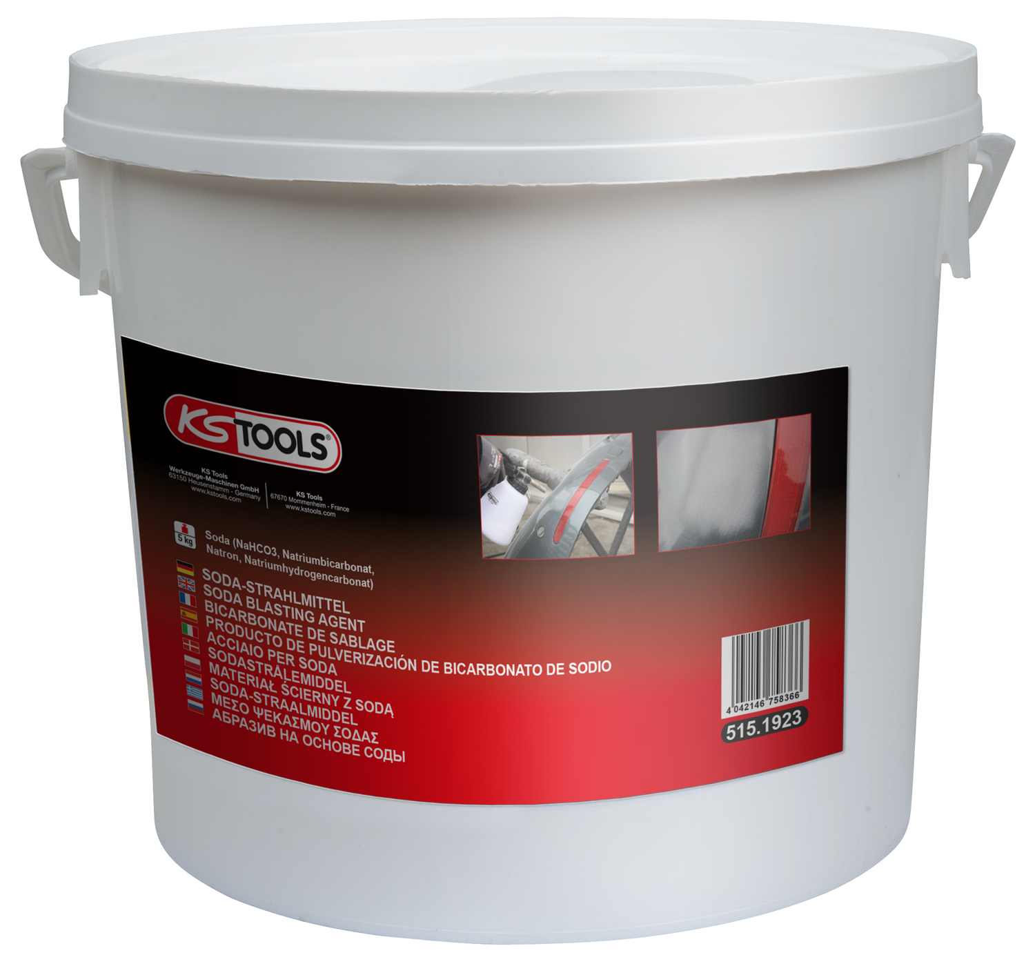 Bicarbonate de sablage, seau de 5 kg image