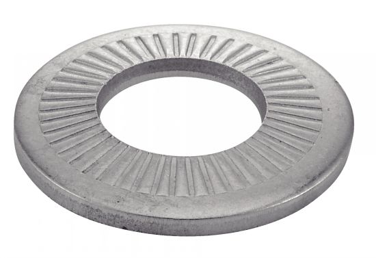Rondelle conique striée serie moyenne - Inox A4 image