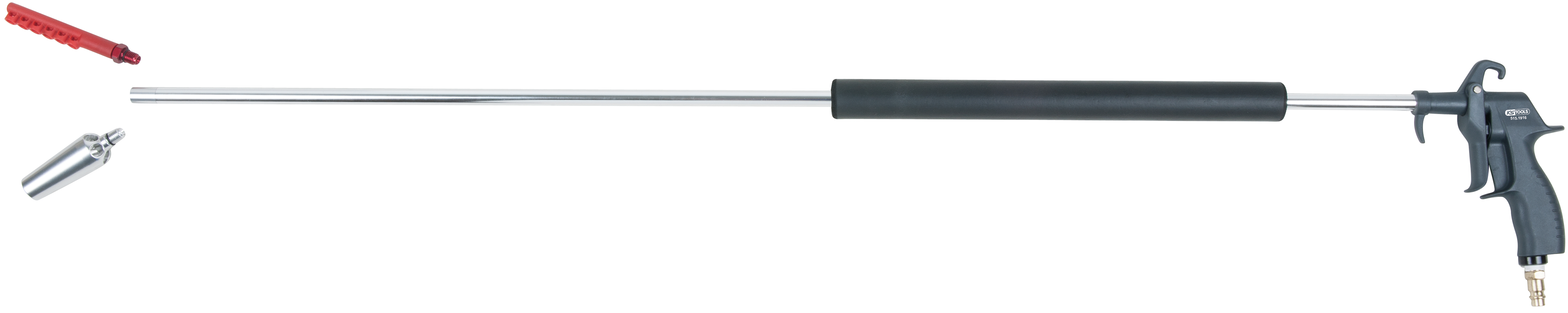 Soufflette pneumatique longue, buses interchangeables 1100 mm, 3 pcs image