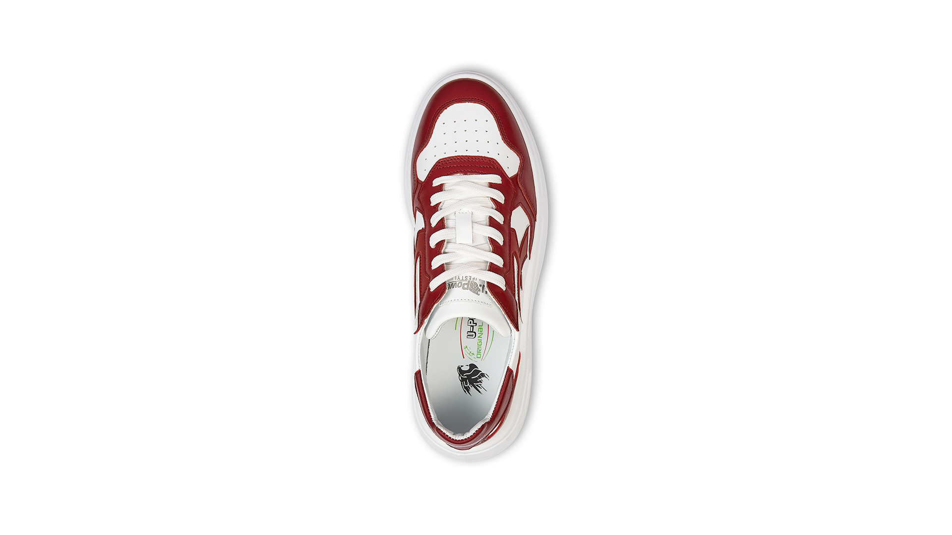 Baskets de travail non coqués basses SCARLETT OB SR - Blanc/Rouge image