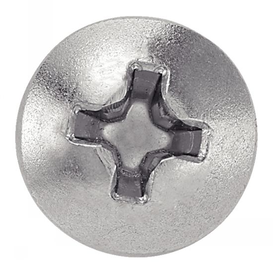 Vis autoperceuses tête cylindrique phillips - Inox A2 image