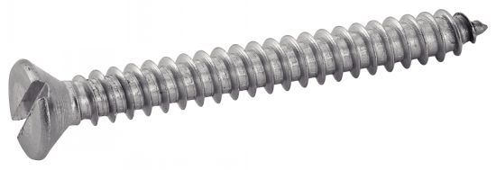 Vis à tole tête fraisée fendue - Inox A2 image