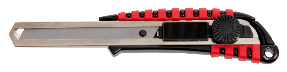 Cutter manche bi-matière à retour de lame automatique, 18 mm- L.190 mm image