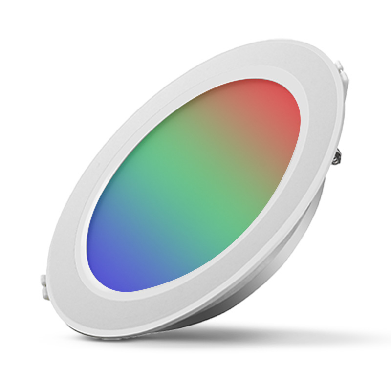 Plafonnier rond RGB + blanc encastrable RIGEL II image
