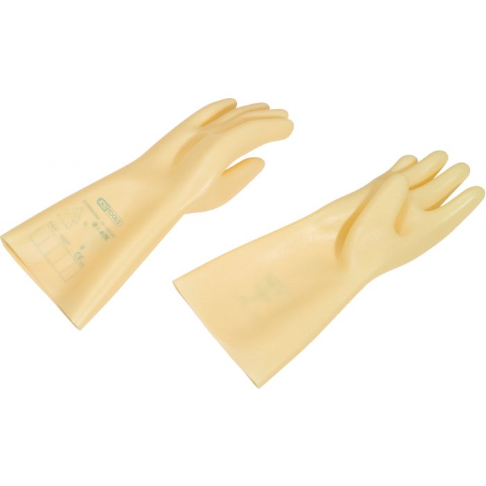 Gants d'électricien en latex naturel beige, classe 0 image