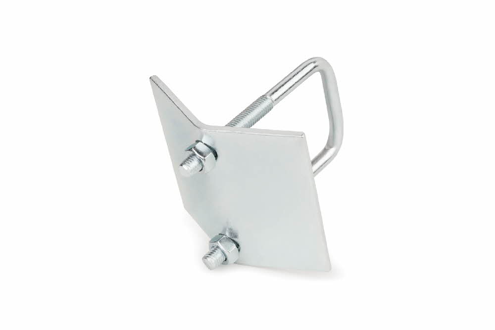 Collier pour rail perforé Indextrut - Zingué image