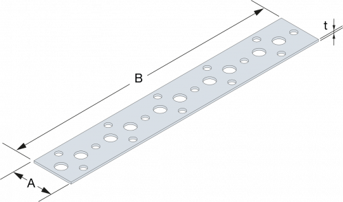 Feuillard perforé FP image
