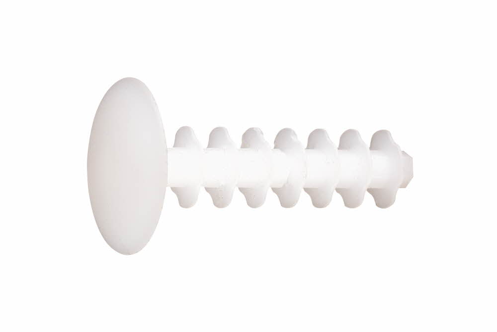 Boite de 100 - Système de fixation d'echafaudages et sur façades - Bouchon cache-trous - Nylon image