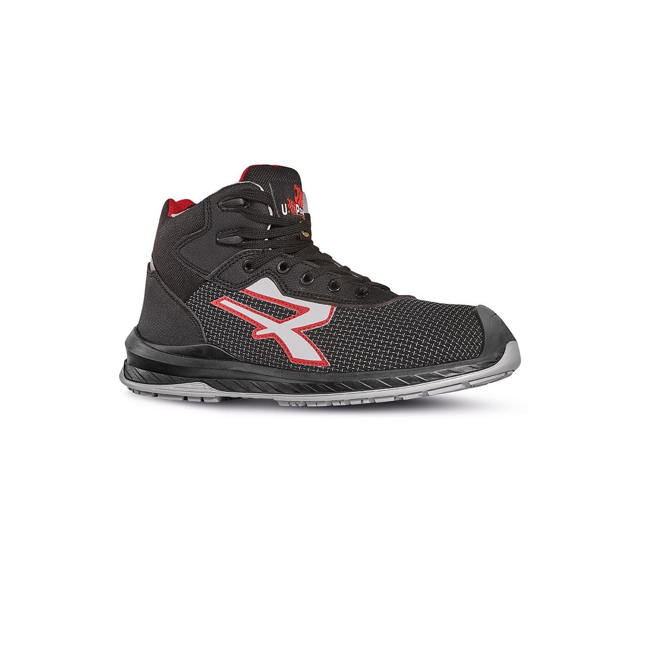 Chaussures de sécurité hautes STOCCOLMA ESD S3 CI SRC - Noir/Rouge image