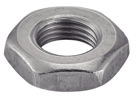 Ecrou bas hexagonal - Filetage métrique pas fin - Inox A2 image