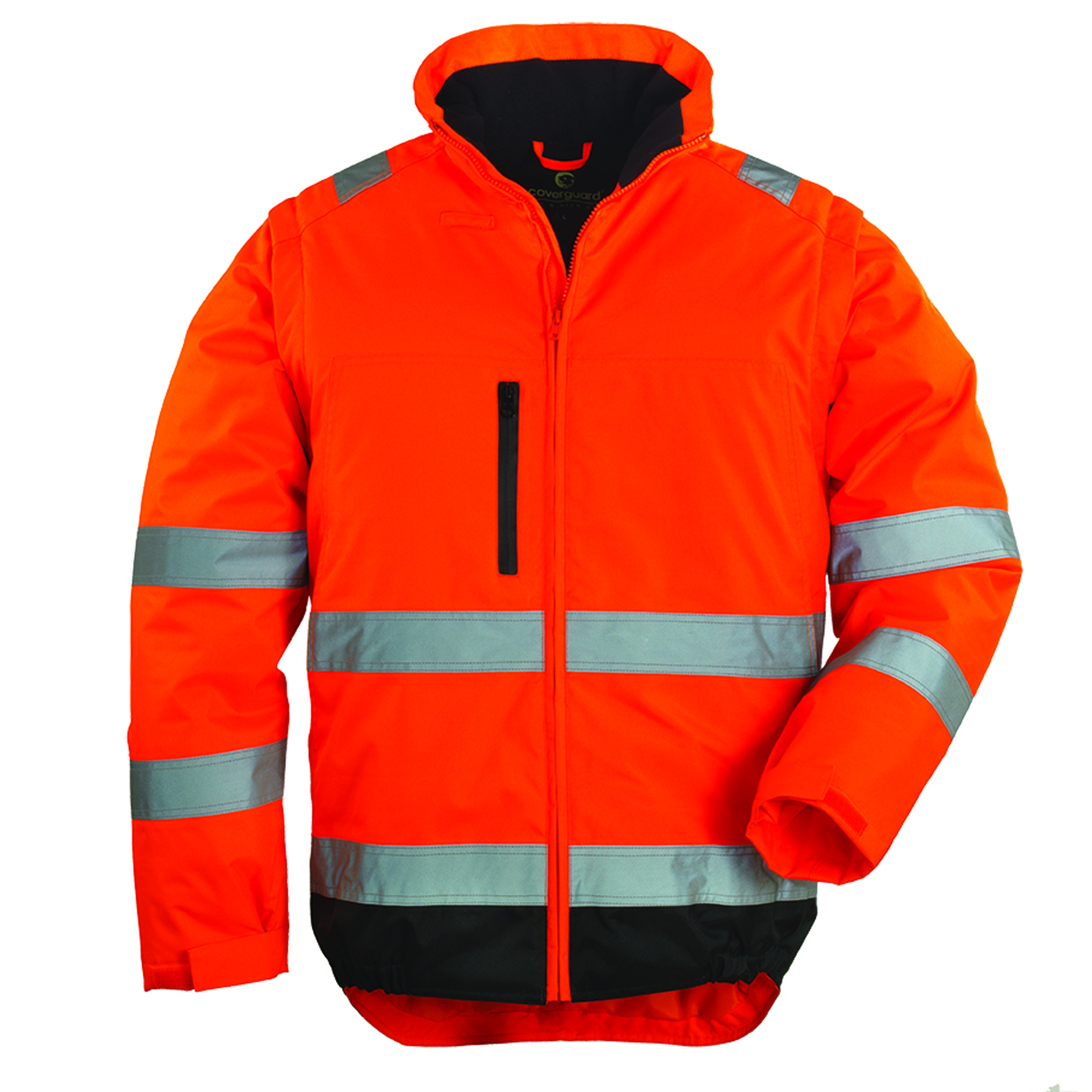 Veste 2 en 1 de travail haute visibilité HI-WAY - Orange Fluo image