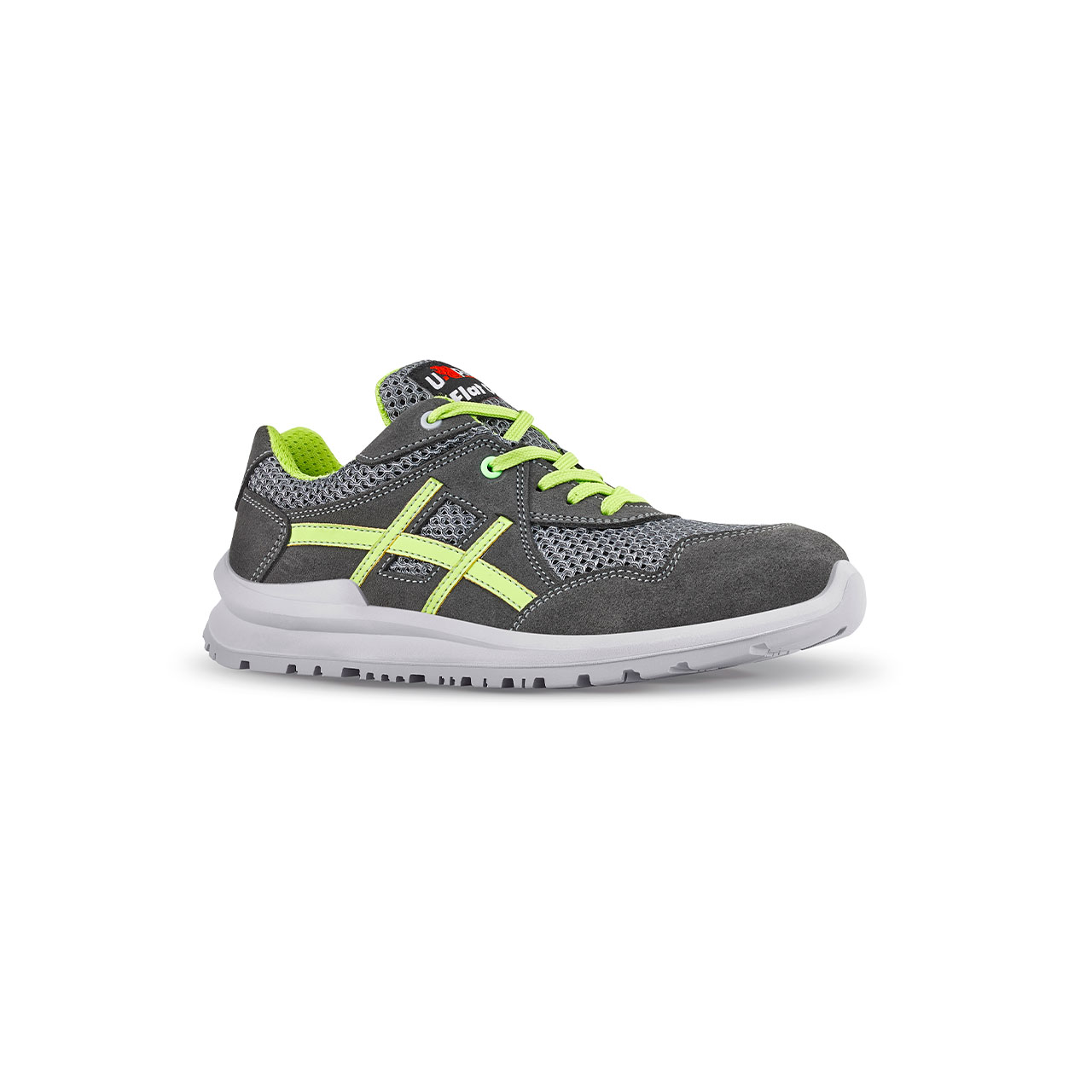 Chaussures de sécurité basses NICO S1P SRC - Gris/Vert Lime image