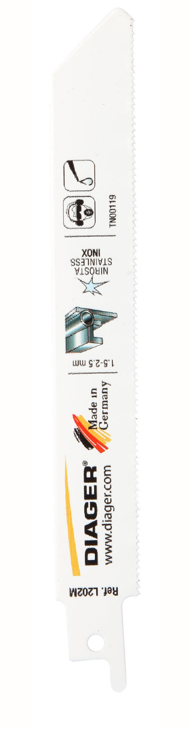 Pack de 5 lames scie sabre pour matériaux fins - L202M image