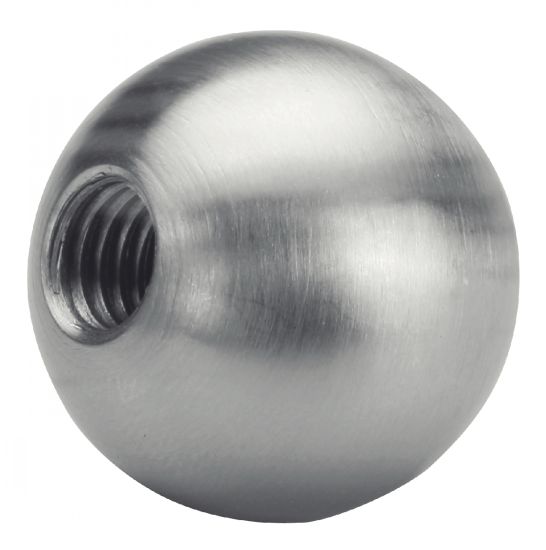 (Lot de 5) Bille partiellement taraudée - Inox A4 image