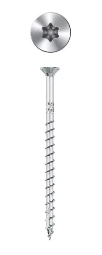 [TEX-ZT] Vis à bois à haut rendement - Zinguée - Empreinte Torx image