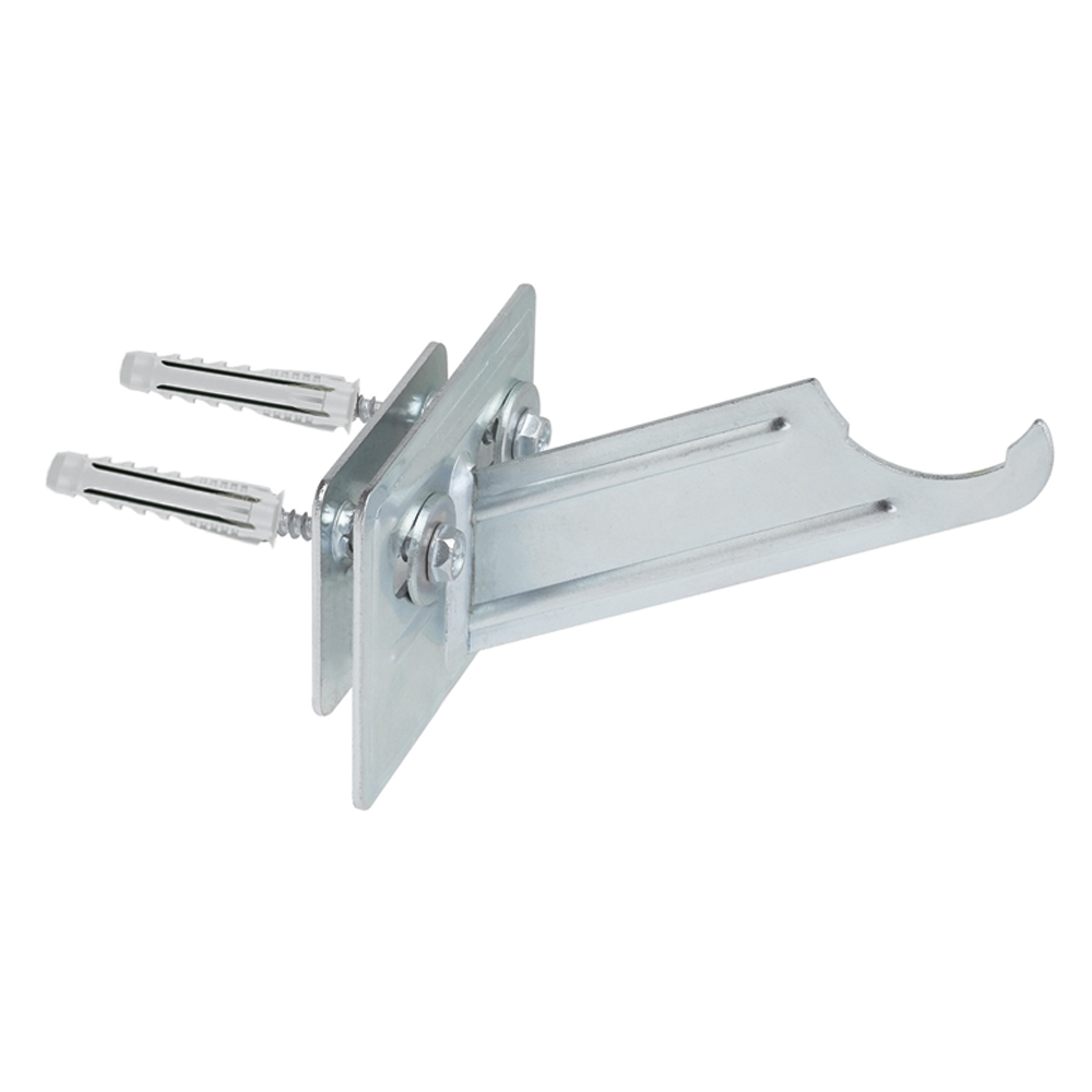 Support à visser pour radiateurs aluminium - Zingué image