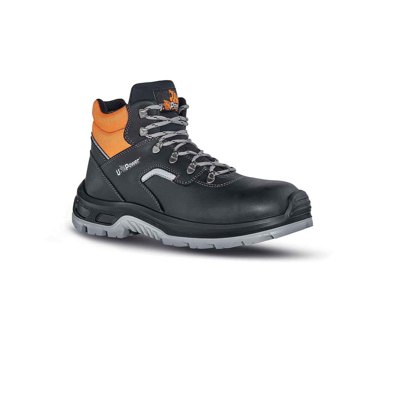 Chaussures de sécurité hautes ASCEND S3 SRC - Noir/Orange image