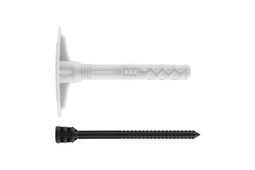 Cheville avec clou de polyamide pour fixation de panneaux isolants - Polypropylène image