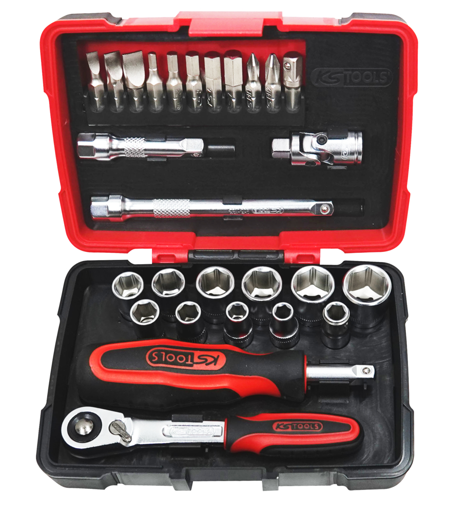 Coffret de douilles et accessoires ULTIMATE® 1/4'', 27 pièces image