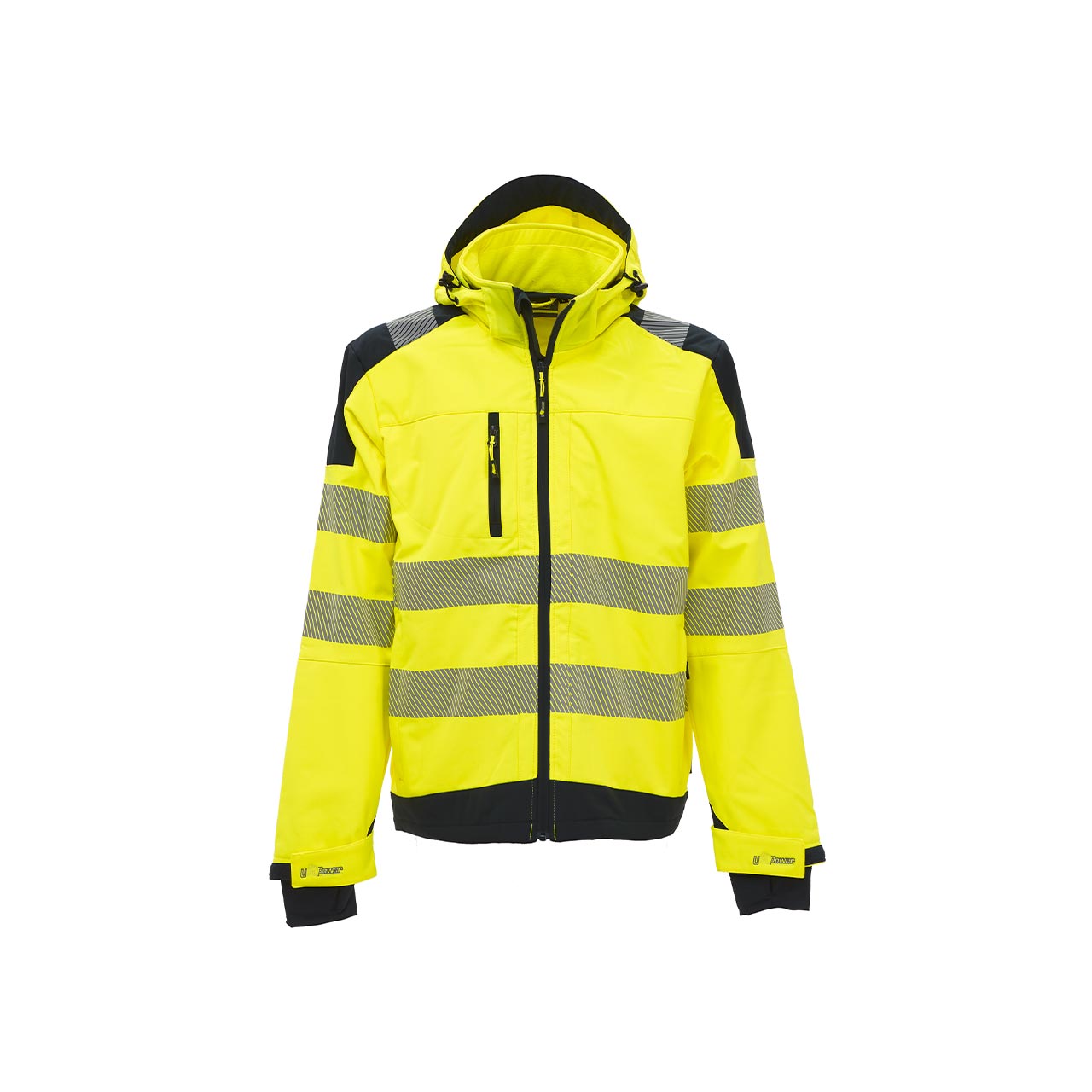 Veste de travail softshell haute visibilité MIKY - Jaune Fluo image