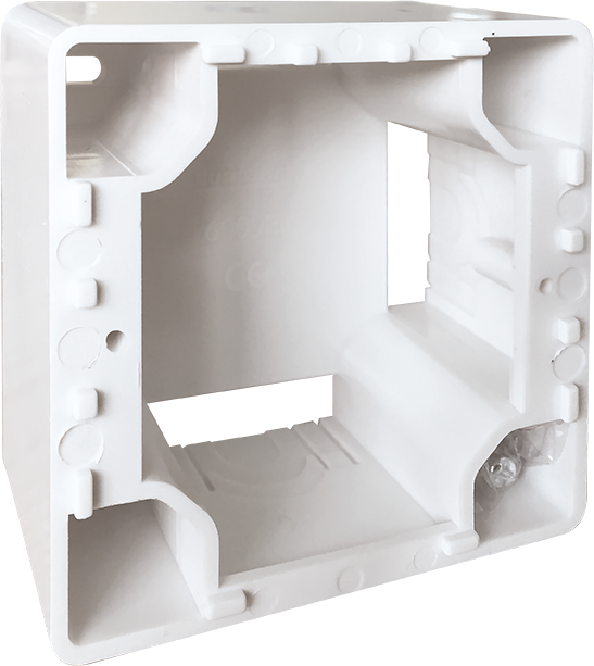 Cadre saillie pour sortie de cable 16/20A - ref. 60091 et 60097 - SQUARE image