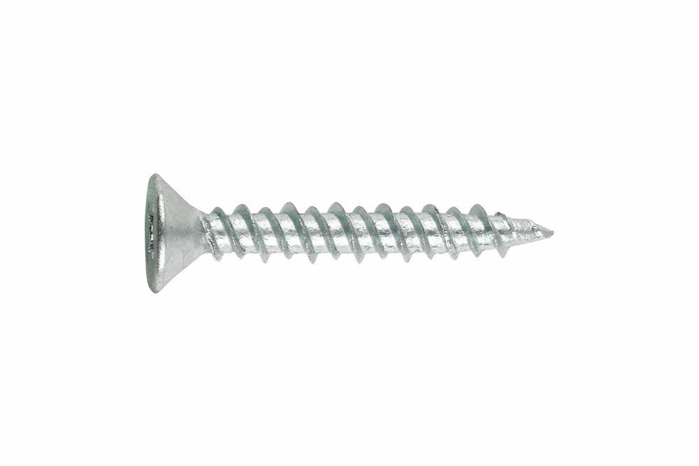 Vis pour la menuiserie PVC - Diamétre tête 7 -5 mm - Zinguée image