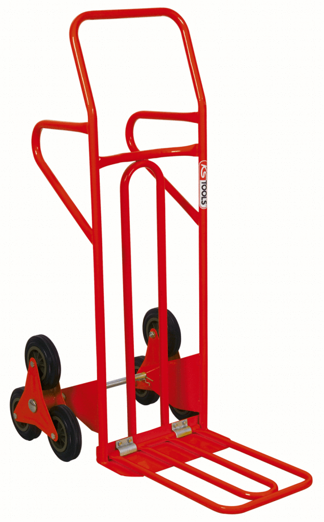 Diable spécial escalier avec bavette repliable - 250 kg image