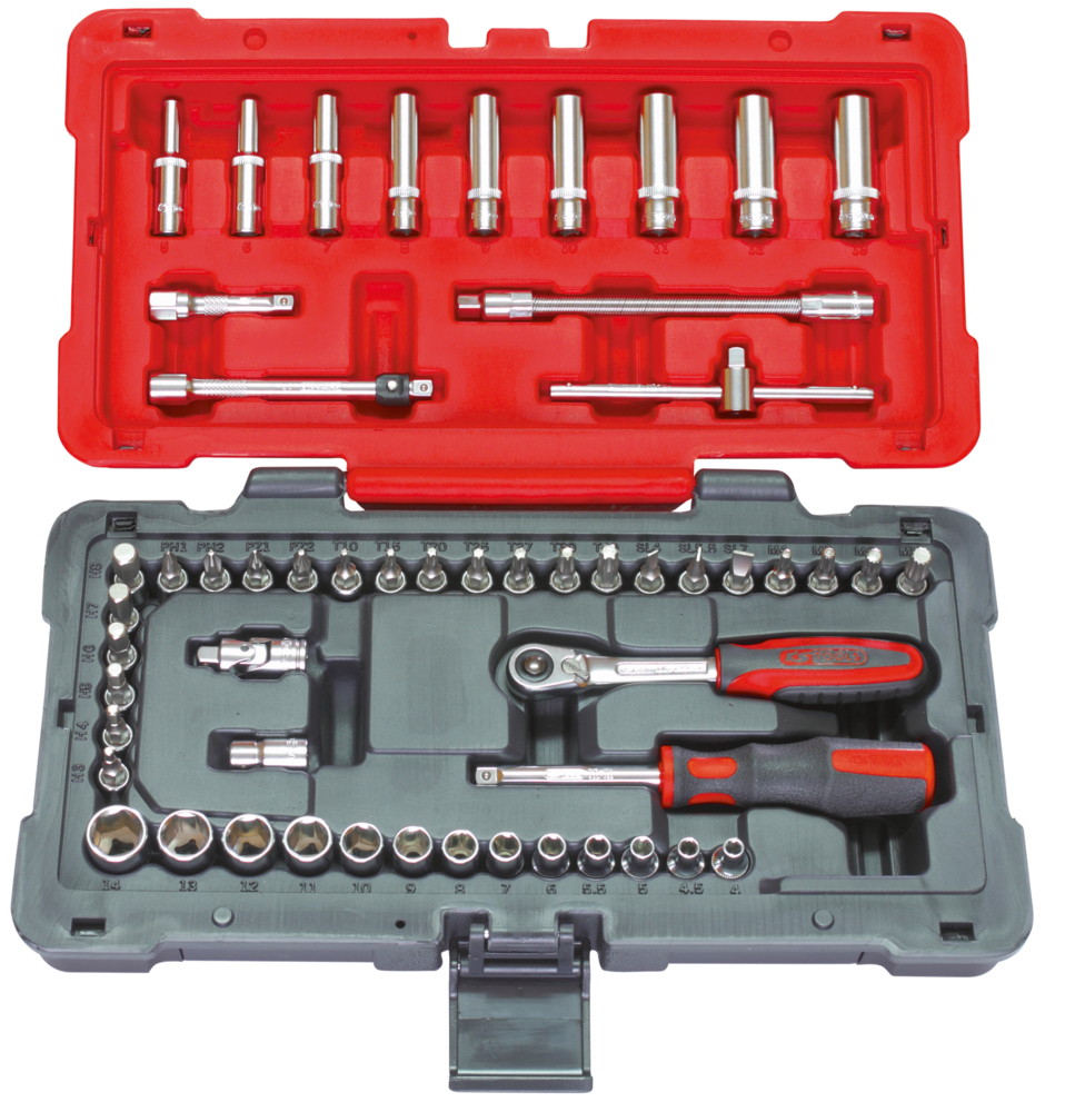 Coffret de douilles et accessoires ULTIMATE® 1/4'', 54 pièces image