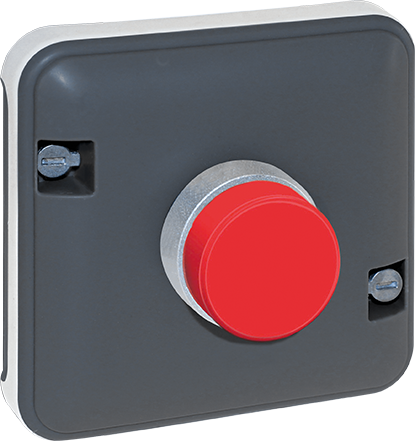 Voyant rouge composable gris IP55 - OXXO image
