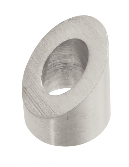 (Lot de 10) Terminaison oblique pour profil plat - Tête fraisée - Inox A4 image