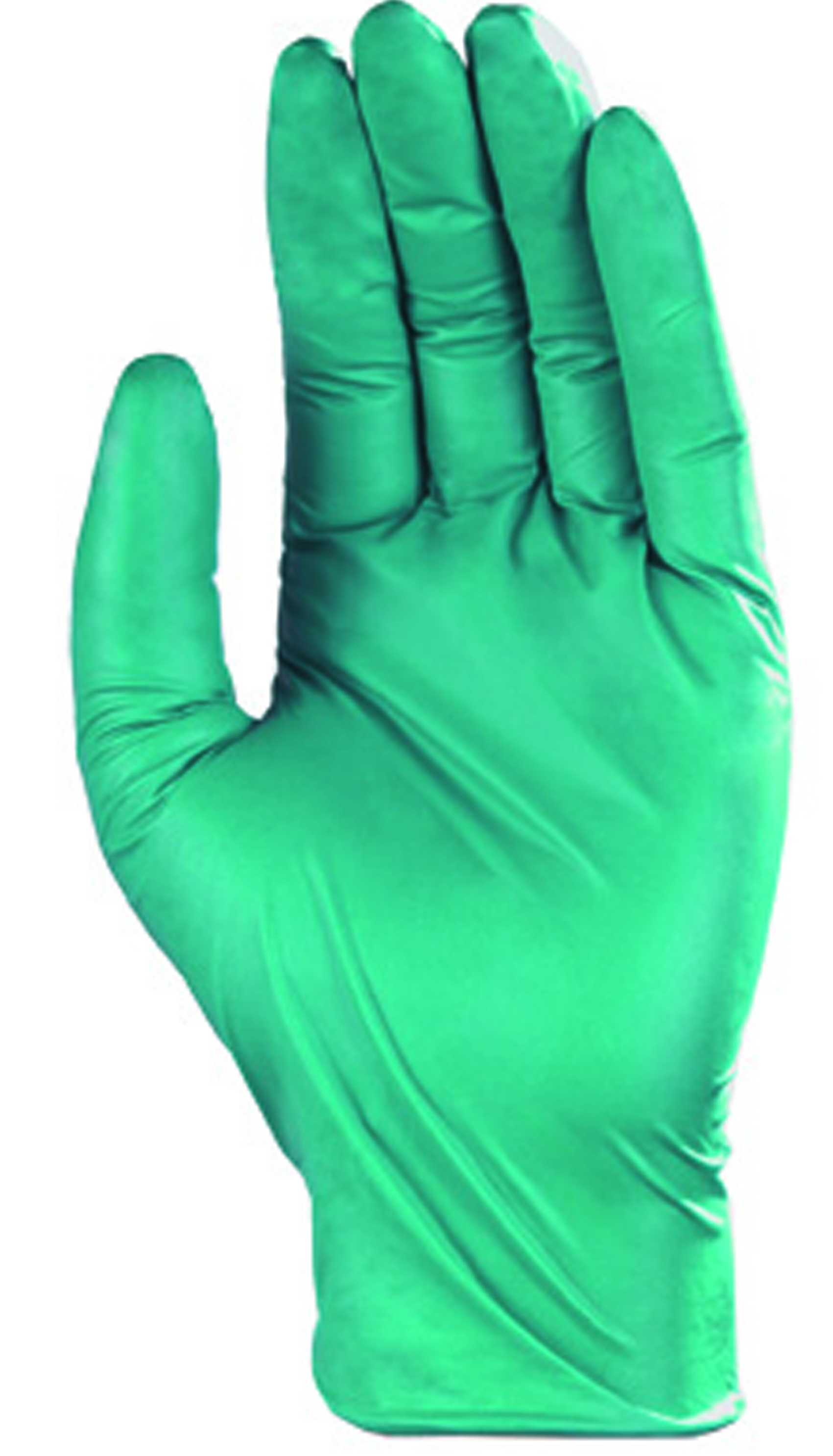 Lot de 10 boites de 100 gants jetables nitrile vert image