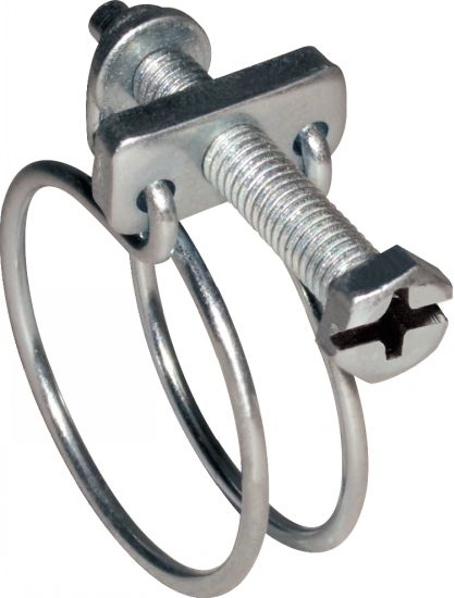 Collier de serrage à double fil - Acier zingué image