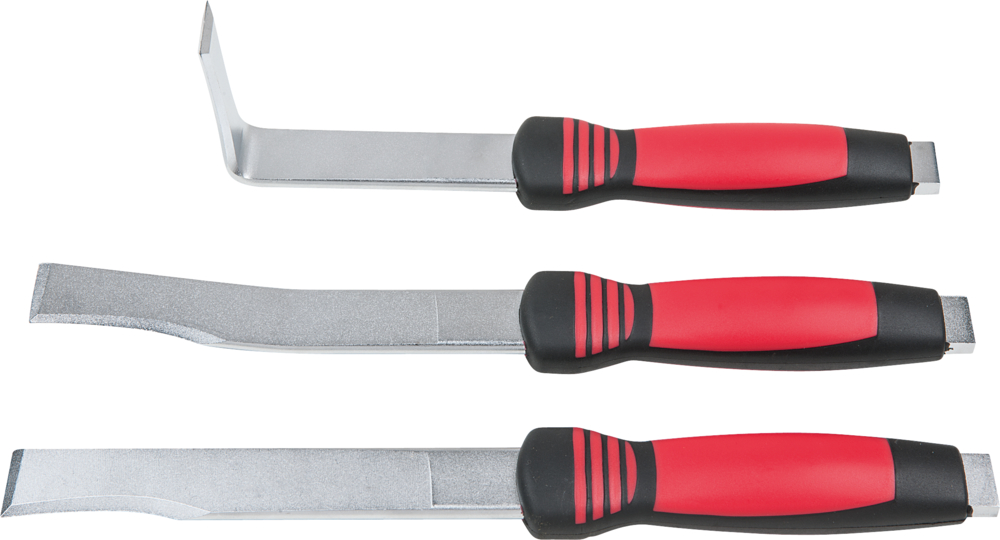 Jeu de 3 burins de carrossier extra-plats image