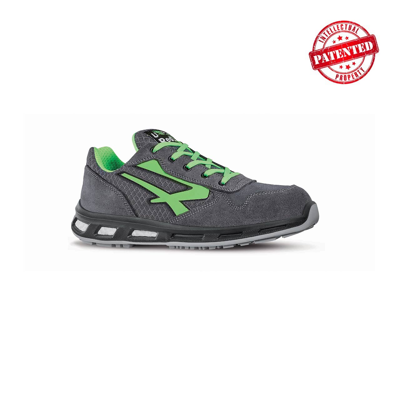 Chaussures de sécurité basses POINT ESD S1P SRC - Gris/Vert image