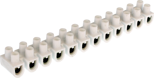 Barrettes à plots en acier zingué image