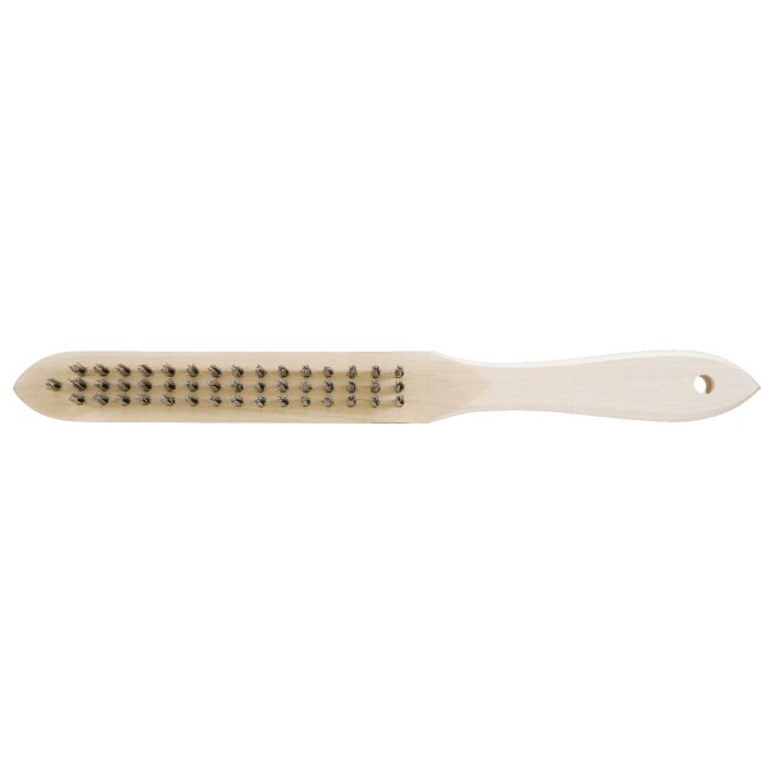 Brosse métallique à 3 rangées inox, 290 mm image