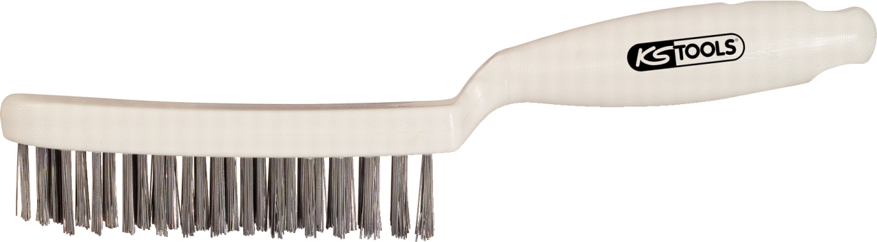 Brosse métallique à 4 rangées acier, 285 mm image