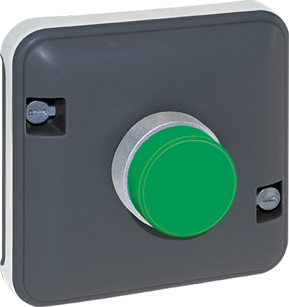 Voyant vert composable gris IP55 - OXXO image