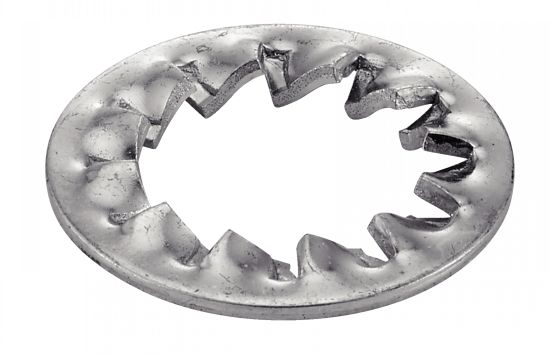 Rondelle -Eventail- à dentures intérieures JZ - Acier Zn image
