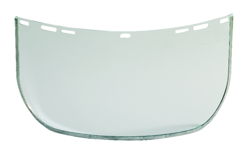 Lot de 10 - Visière Ecran de protection polycarbonate bord métal L40xH20 image