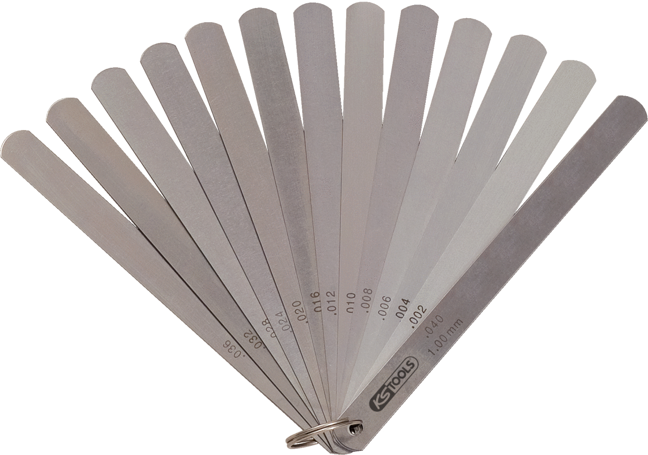 Jauges du jeu radial de piston, 20 lames, 0,05-1 mm image