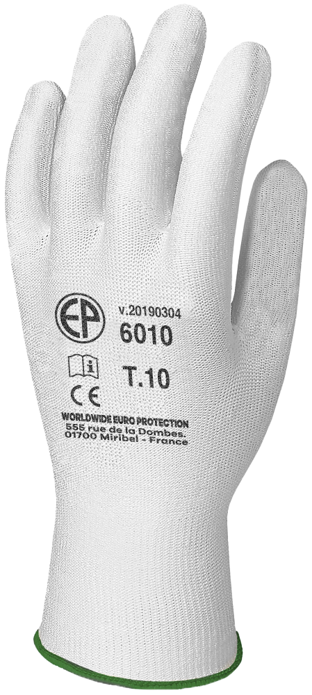 Lot de 10 paires de gants tricoté 100% polyamide 13 gr image